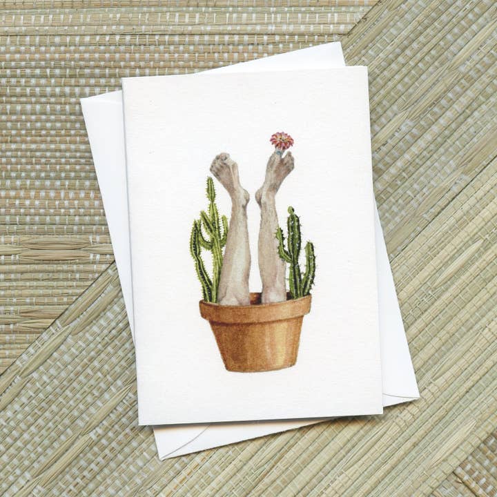 Carte de vœux « Grounded » pour la vente par Paintings For Hummingbirds