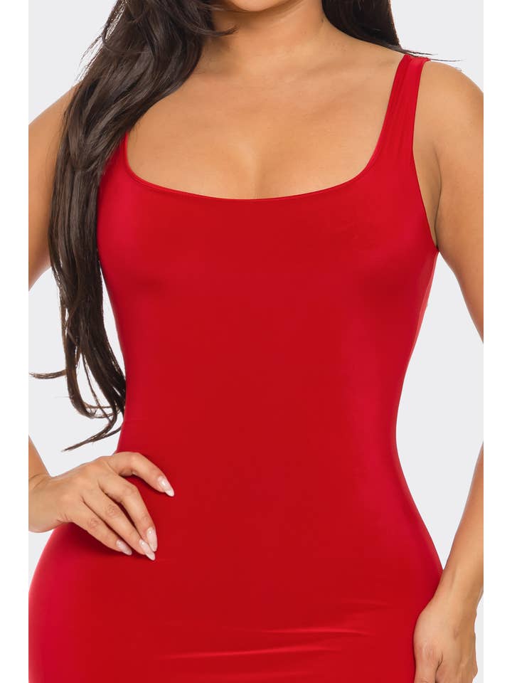 Uptown Apparel - Wholesale Dress - Women's - D11036 Tank Double Layer Midi Dress23