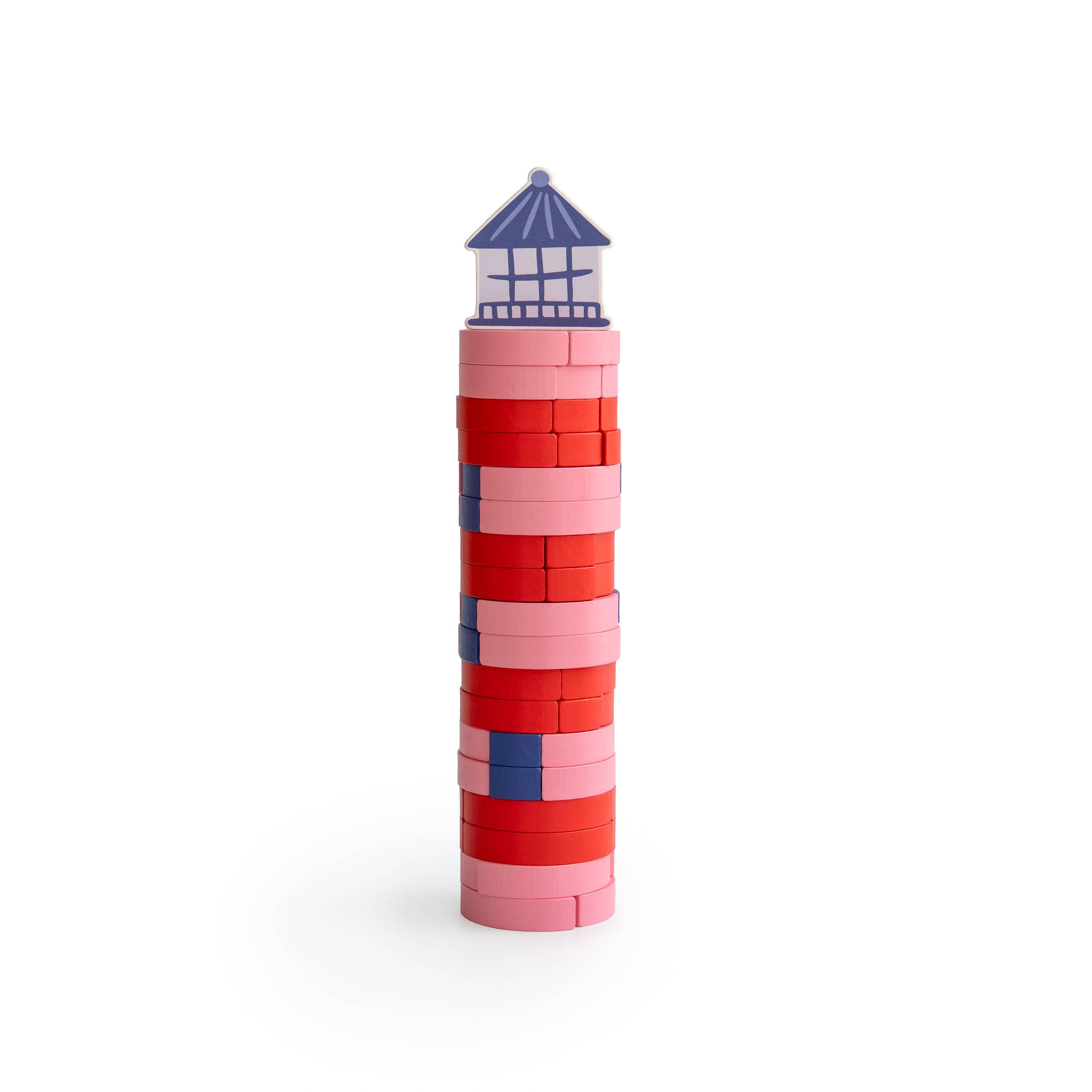 Jollity & Co. + Daydream Society - Wholesale Stacking Game - Seaside Lighthouse Lookout Stacking Game