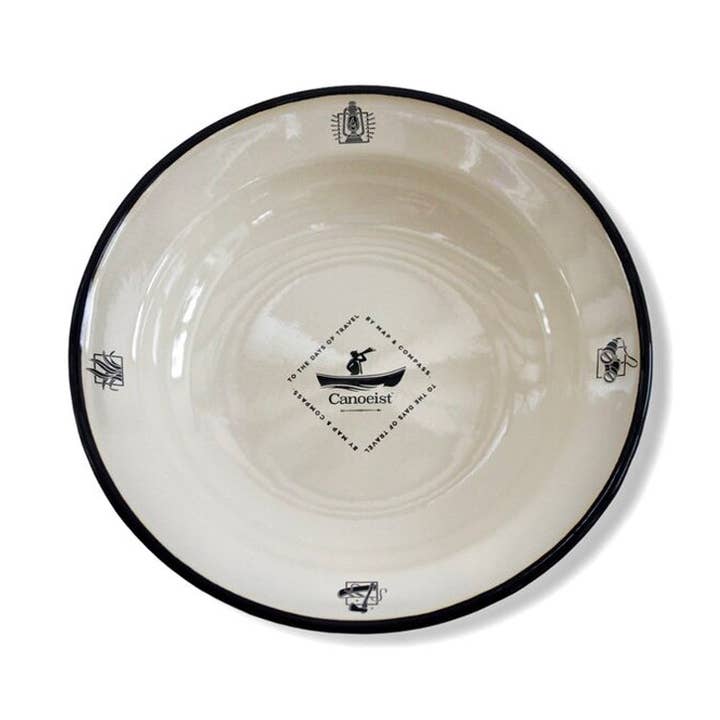 Canoeist Co. - Vente Assiette - Assiette Creuse en Émail0