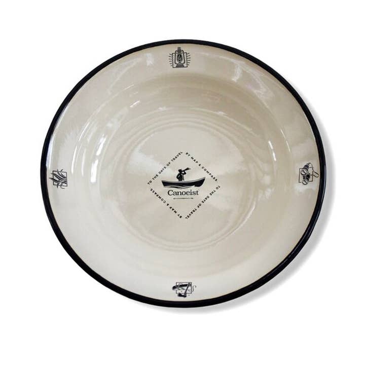 Canoeist Co. – wholesale Tallrikar – Emaljerad djup tallrik