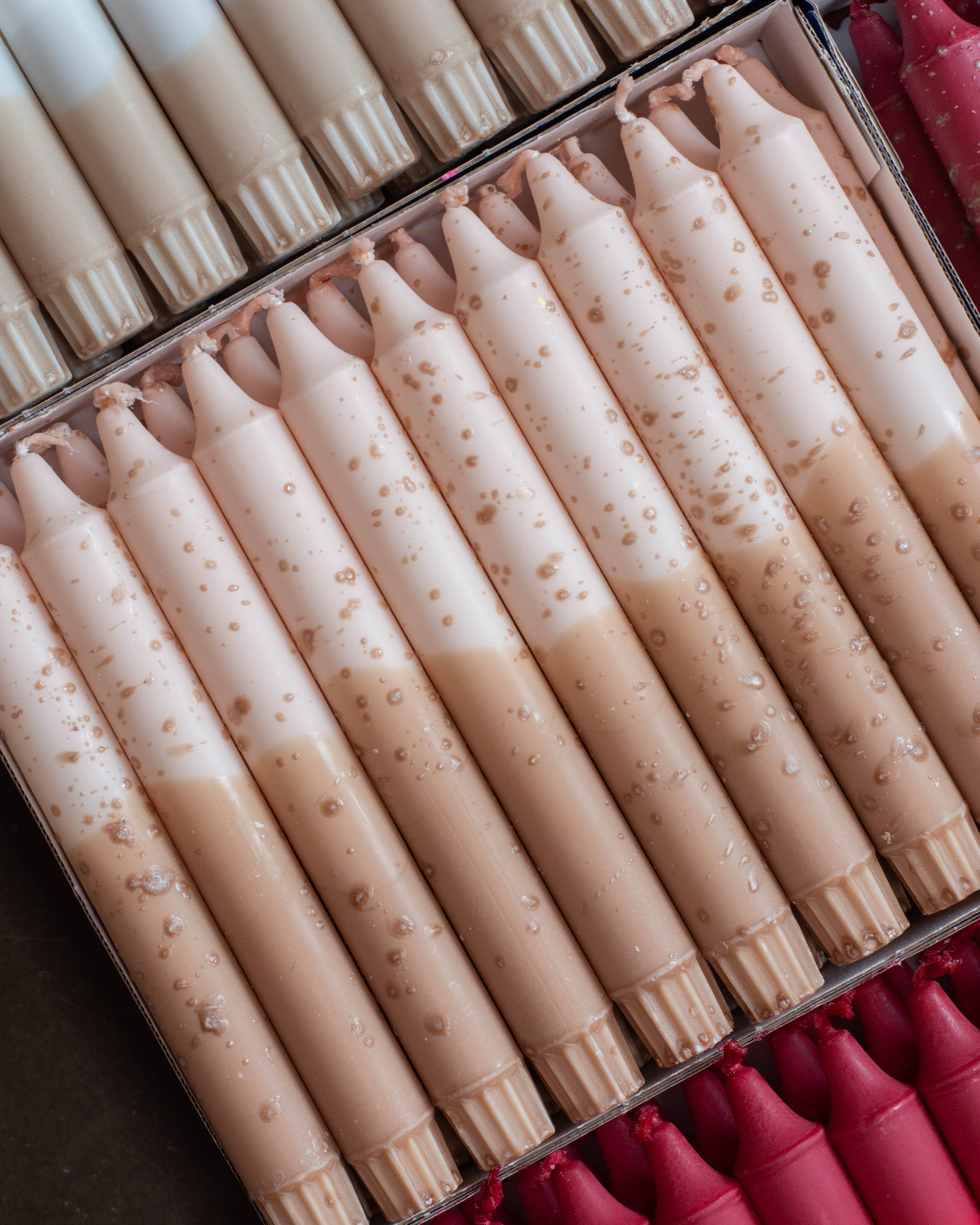 Nordtrice - Wholesale Taps toelopende kaars/kandelaar - Conische kaarsen - mix van herfstkleuren6