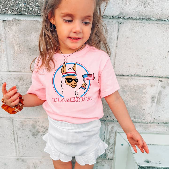 Camisa Llamerica para niños pequeños o jóvenes para venta al por mayor de femfetti