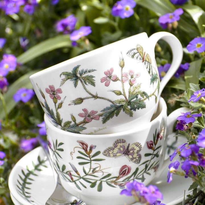 Portmeirion, Spode, Pimpernel, Nacthmann, Wrendale Designs - Wholesale Tea Set - Portmeirion Botanic Garden Teacups & Saucer (T) (Asst Motif)1