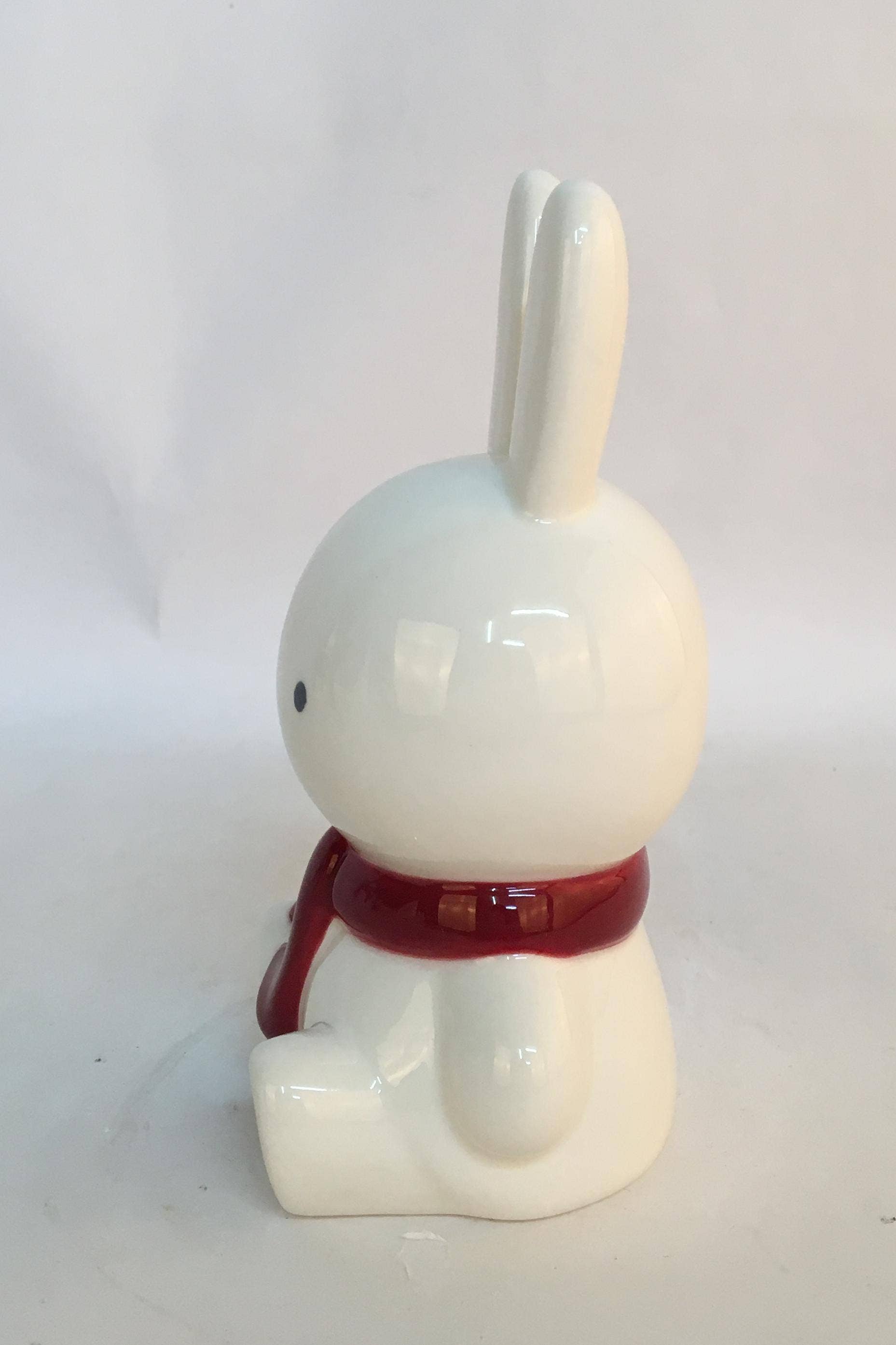 Blue Sky Clayworks - Wholesale Christmas Decoration - Miffy's Snuggle Christmas Figurine Burgundy3