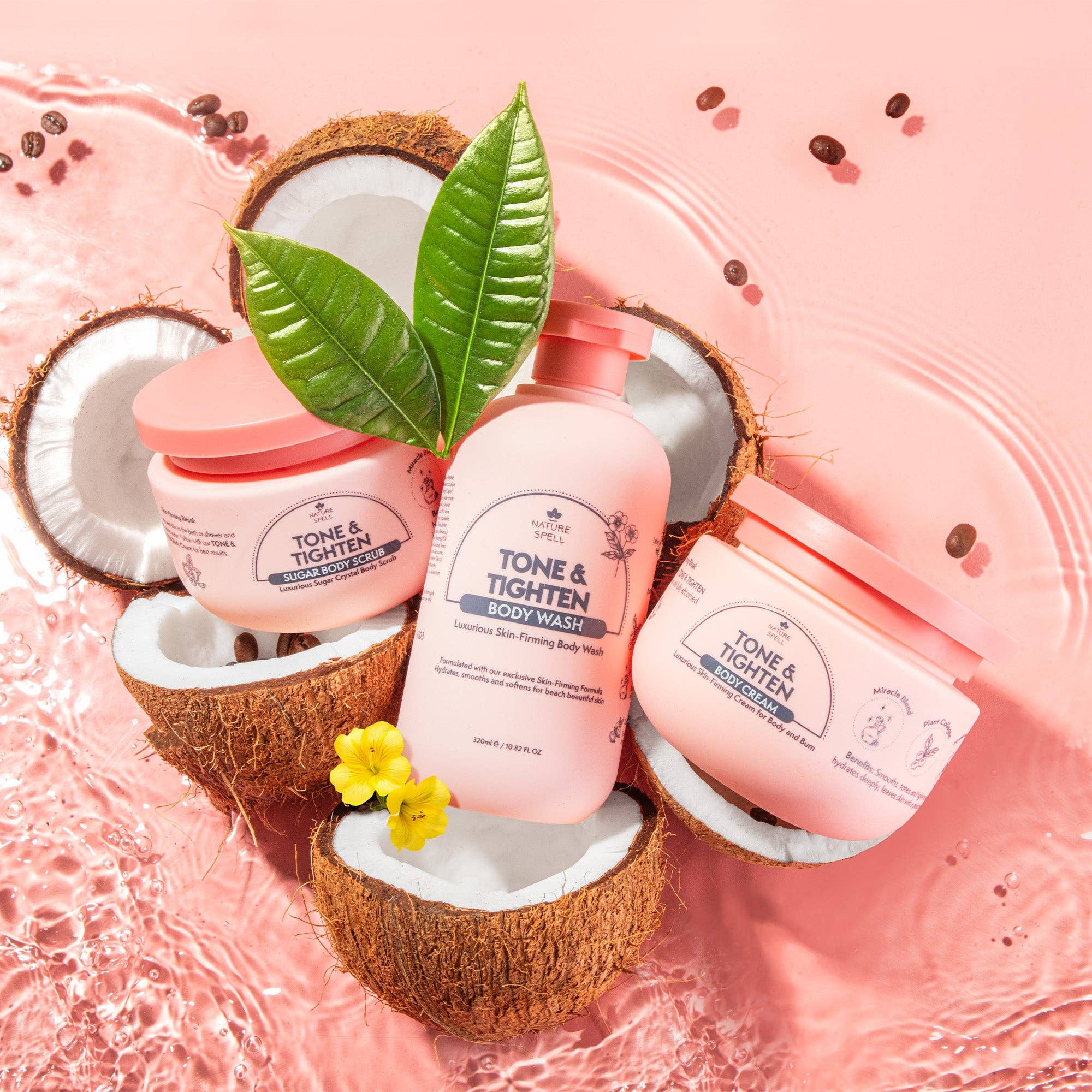 Nature Spell – wholesale Body scrub/exfoliant – Nature Spell Tone & Tighten Sugar Crystal Body Scrub5