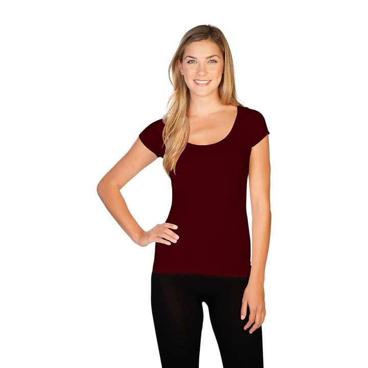 Skinnytees - Wholesale T-Shirt - Women's - Cap Sleeve Tee2