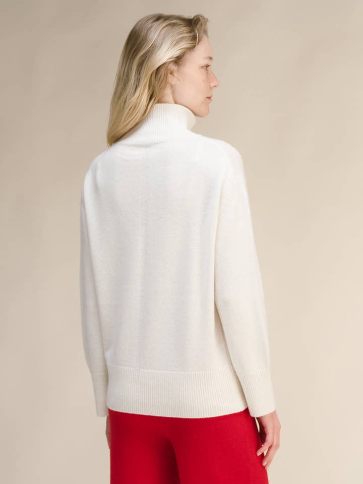 Lèmme – wholesale Knitted jumper – Women′s – Maglione Maxi Dolcevita in Misto Cashmere