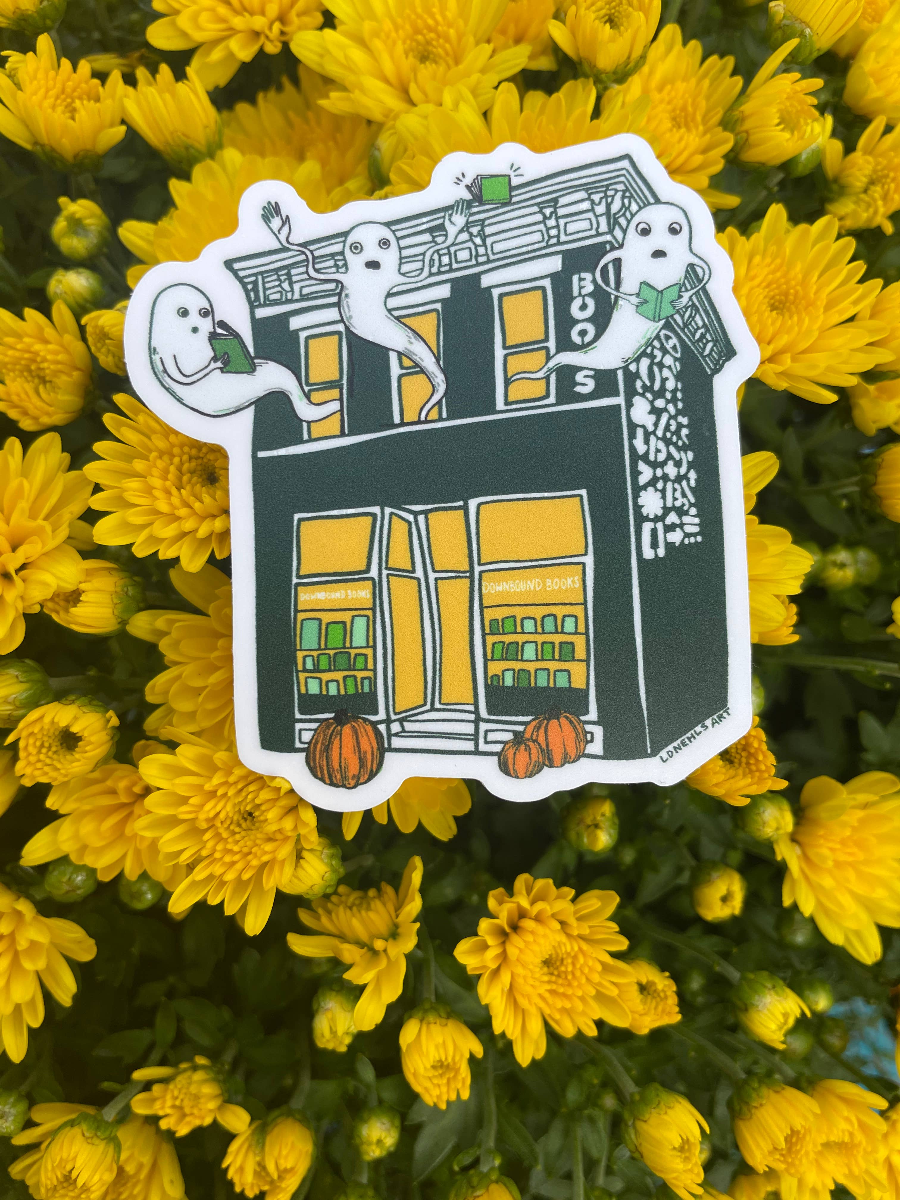 LD Nehls - Wholesale Sticker - REORDER ONLY -  Storefront Illustration Sticker 3