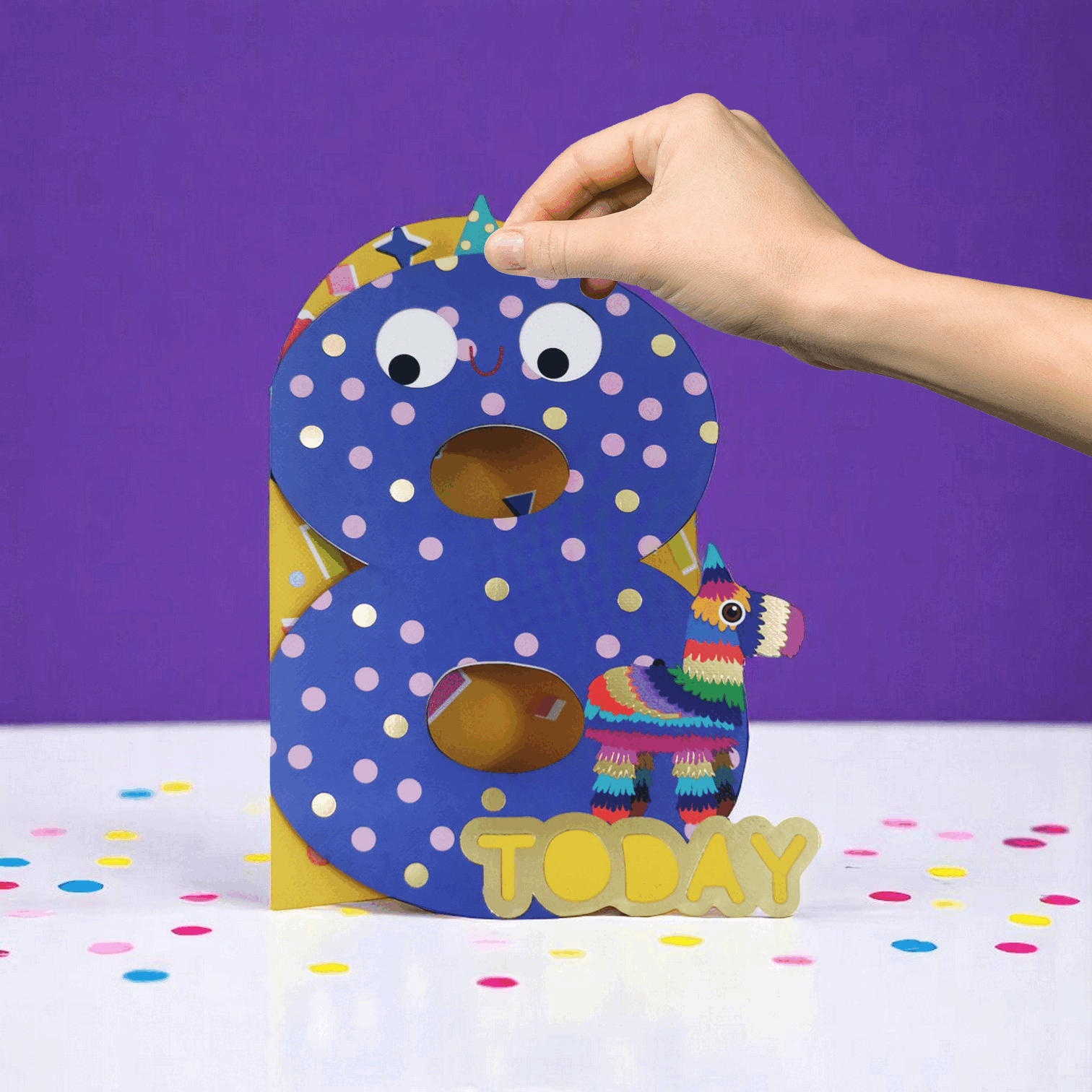 Alljoy Design - Wholesale Birthday Card - WB027-  Age 8 (6 card)0