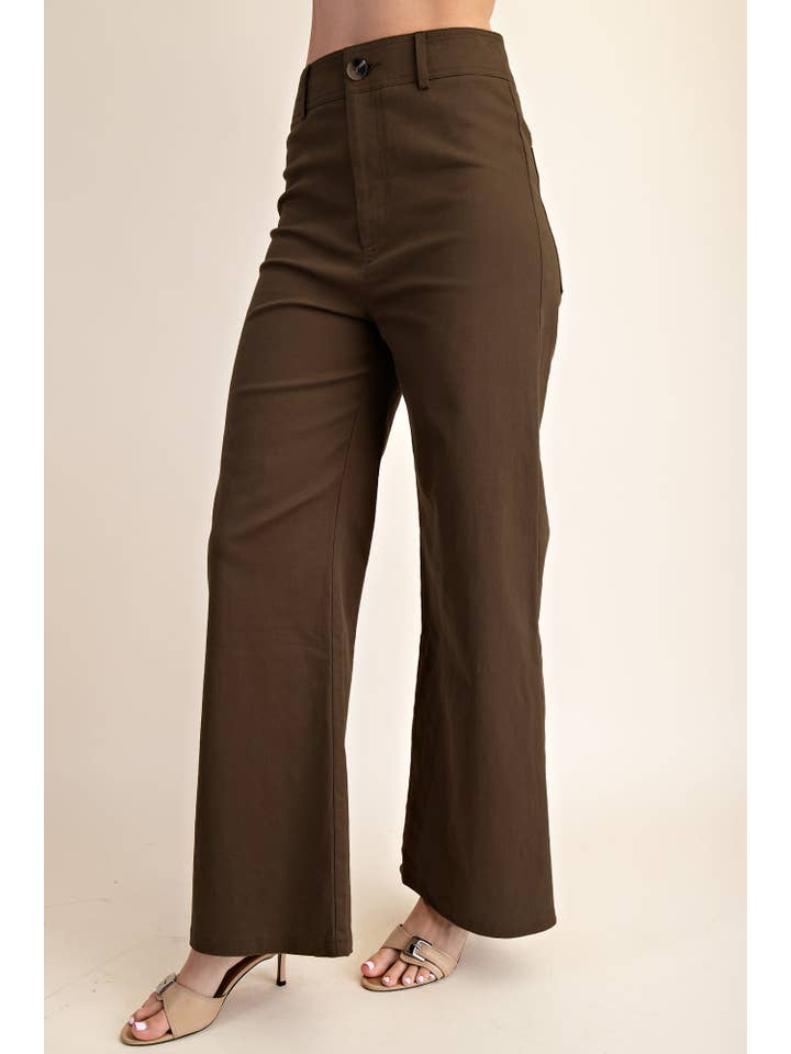 Glam - Wholesale Pants - Women's - High-Waist Straight Pants2