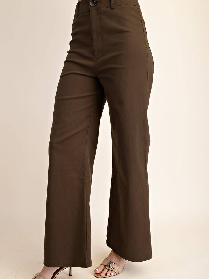 High-Waist Straight Pants for wholesale by Glam