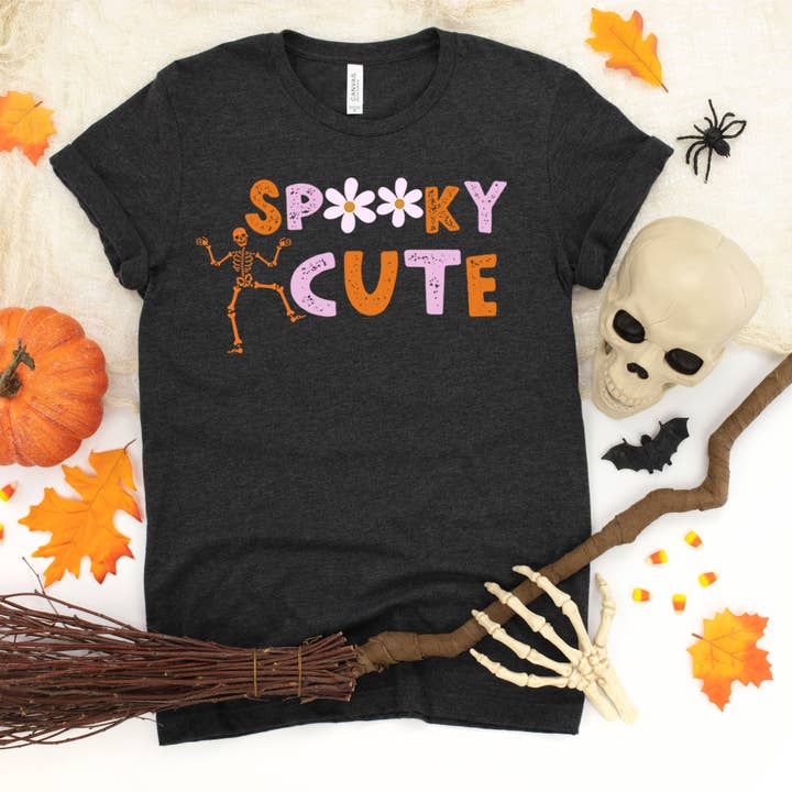 Spooky Cute Skeleton | Youth Short Sleeve Crew Neck for wholesale by The Juniper Shop Wholesale