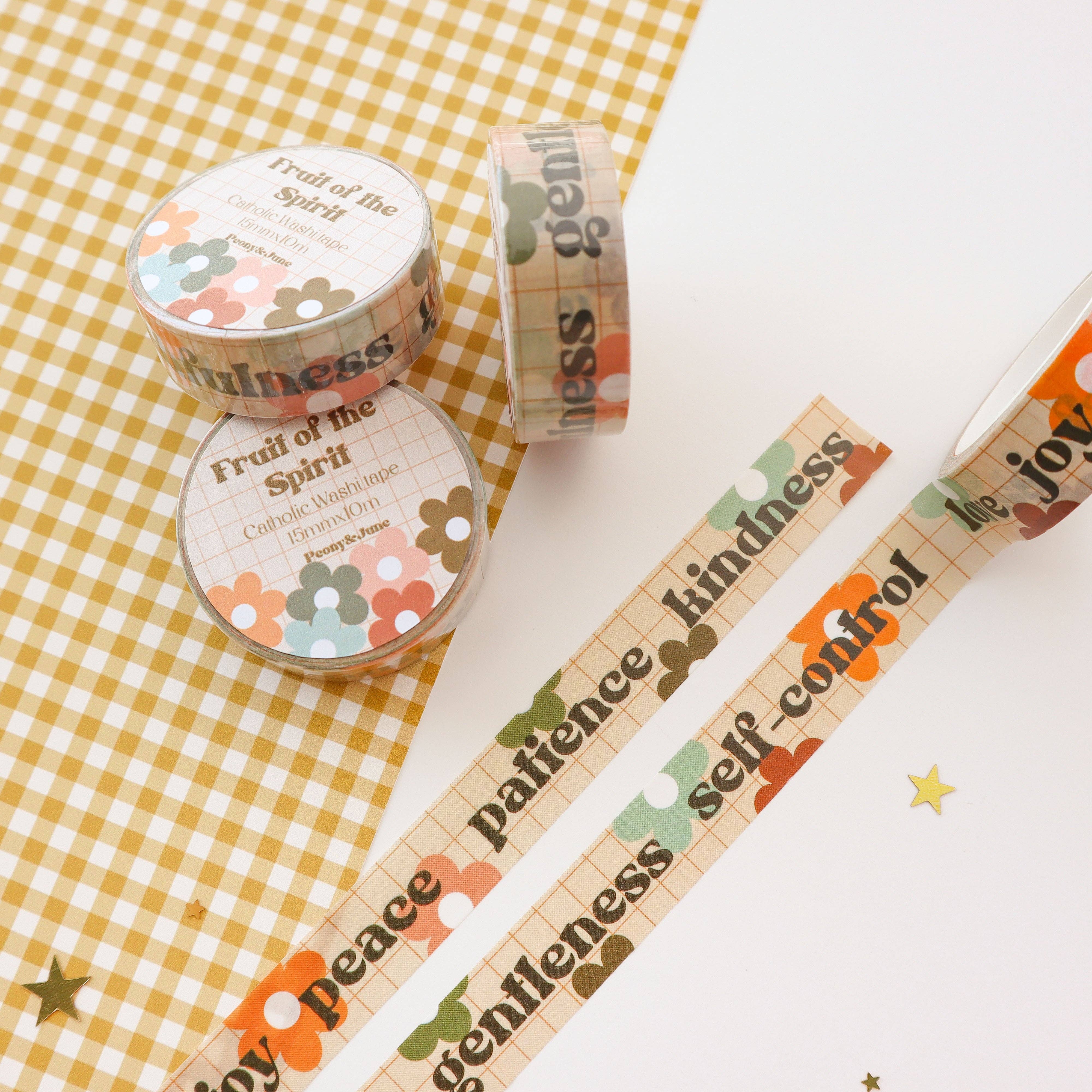 Peony&June Illustration - Wholesale Washi Tape - Fruit of The Spirit Washi Tape4