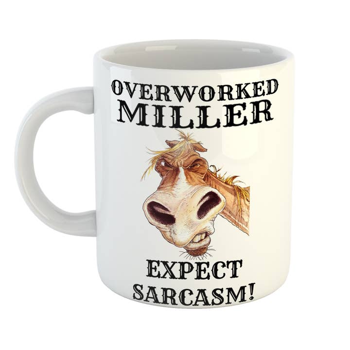 Overworked Miller Sarcasm Mug for wholesale by Just The Shirt