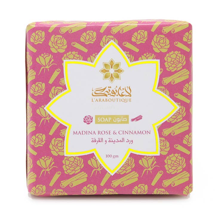 Madina Rose and Cinnamon Soap for wholesale by L'araboutique