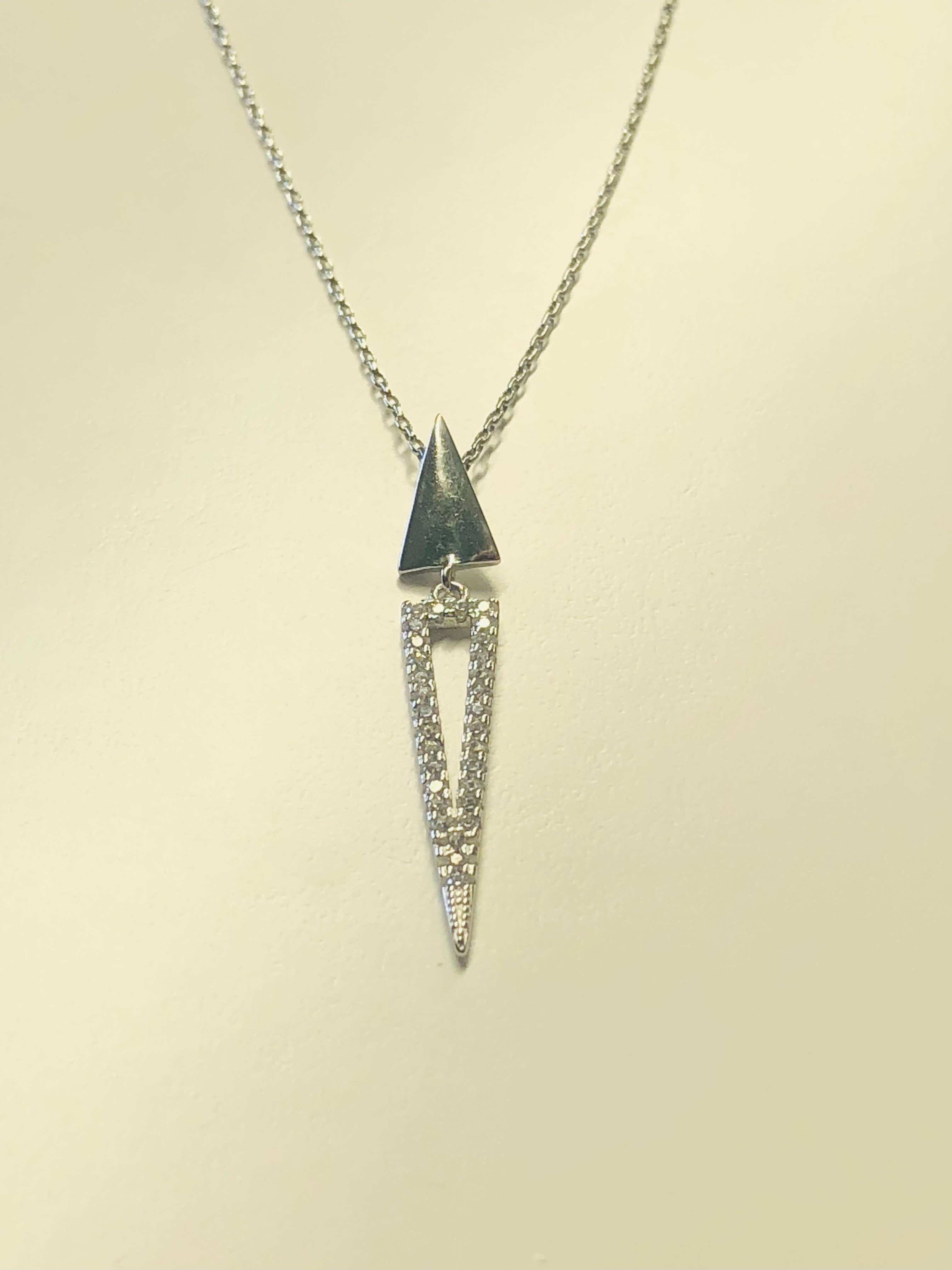 DEMARCA - Wholesale Pendant/Charm Necklace - Silver Treasure Necklaces RH silver 9254