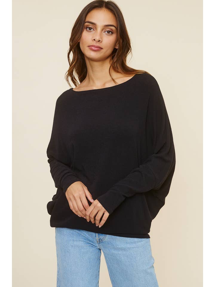 Charlotte Avery - Wholesale Blouse - Women's - Signature Crepe Hacci Dolman Essential36