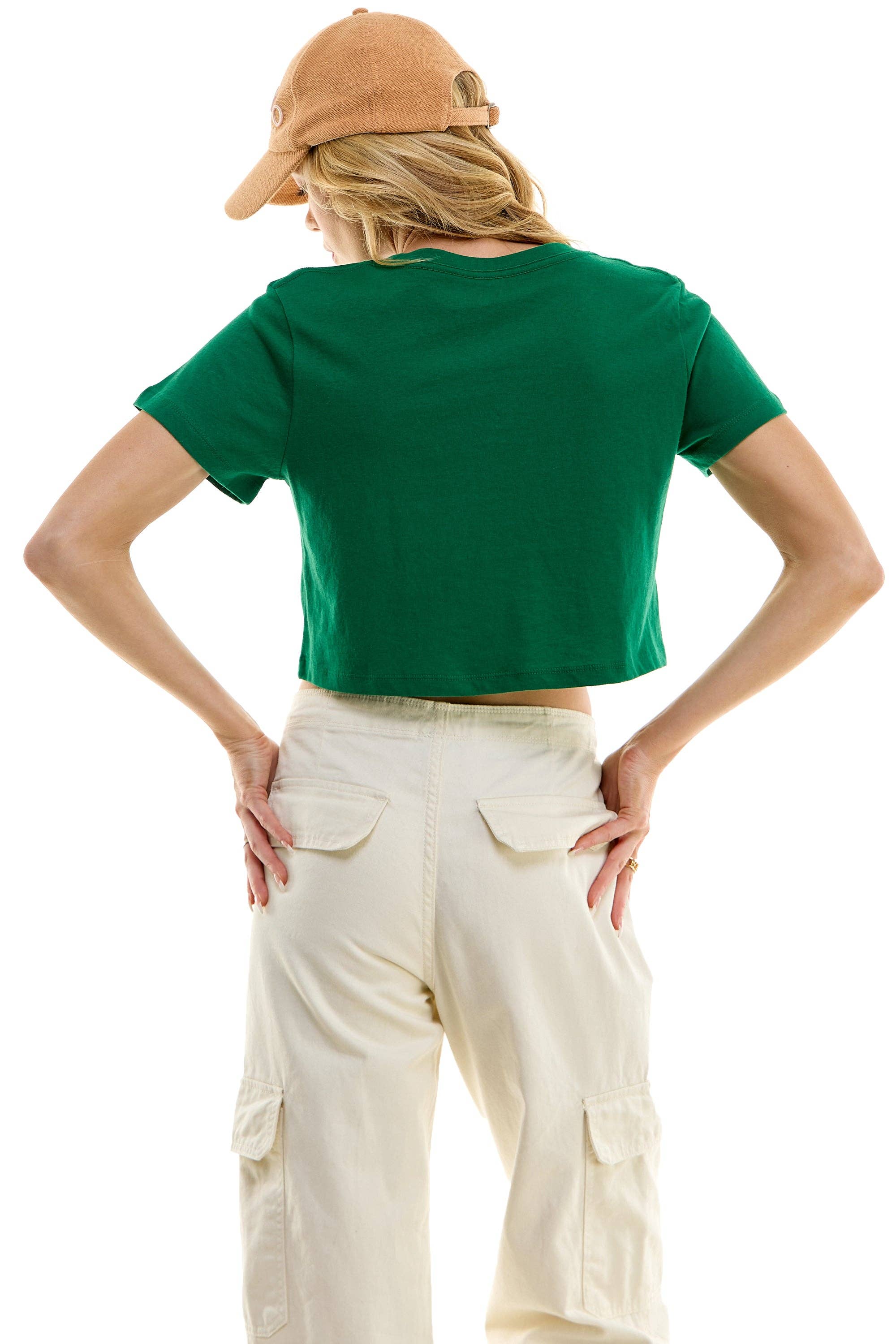 LOVING PEOPLE - Wholesale T-Shirt - Women's - Premium Cotton Crop Tees179