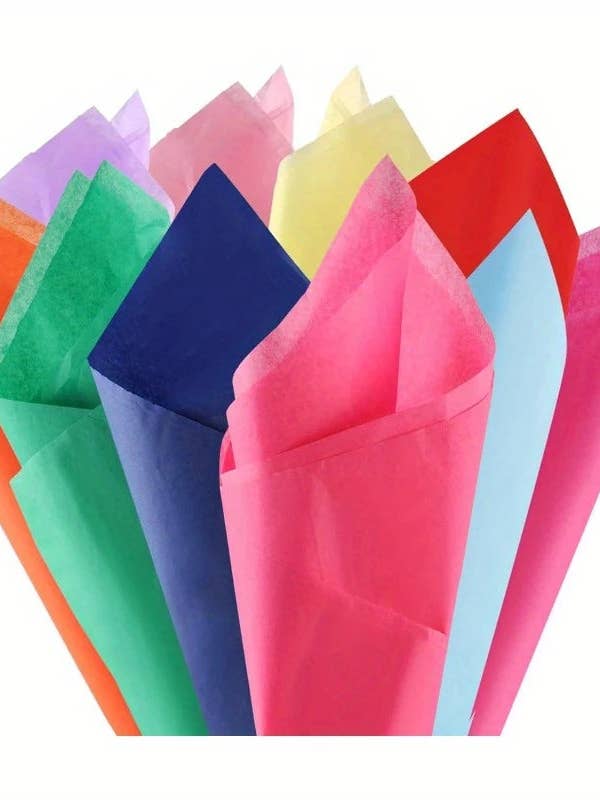 Papel de Seda de Colores de 20" a Granel para Fiestas de Cumpleaños, Manualidades, Decoraciones, etc. para venta al por mayor de UniqueMartandHome