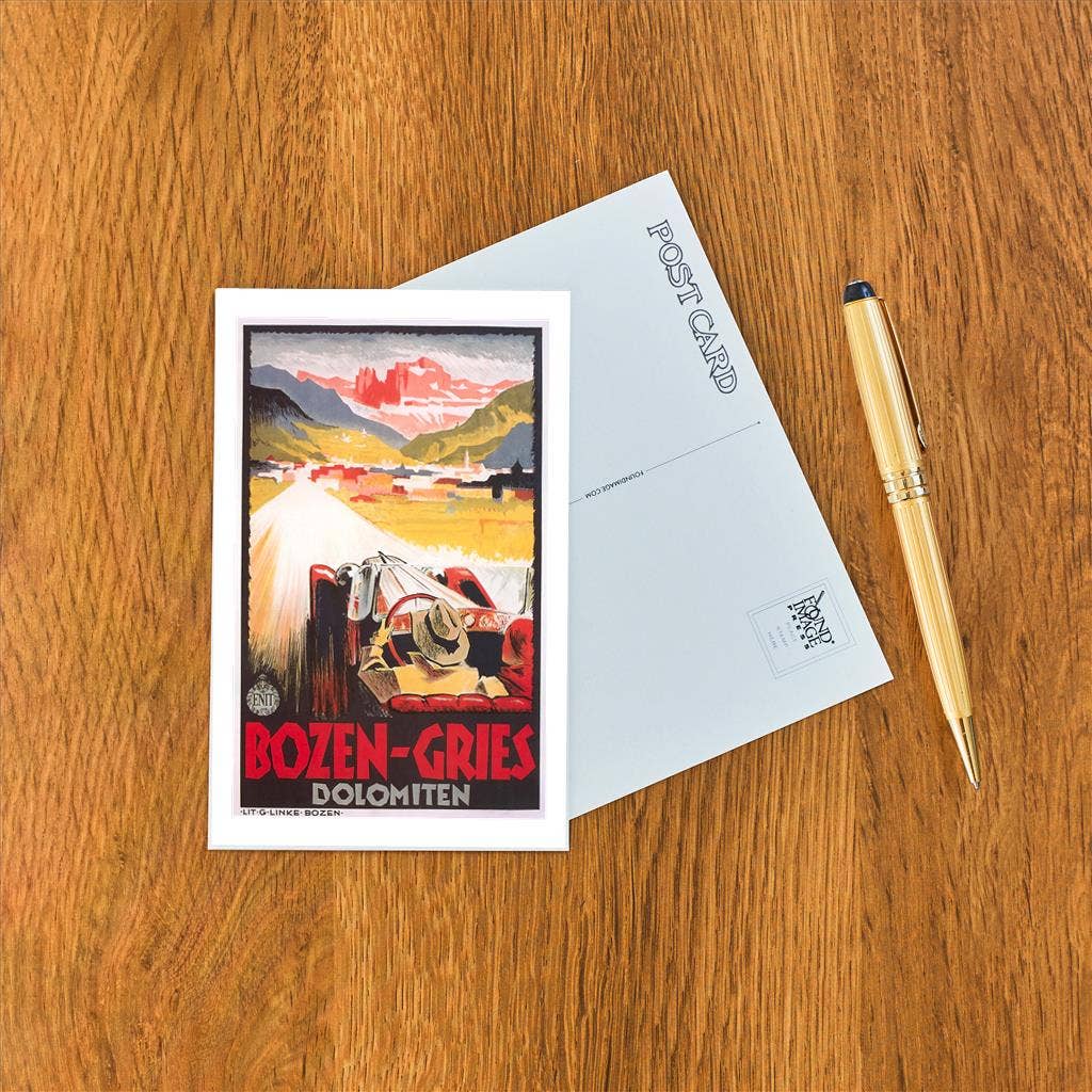 Found Image Press - Wholesale Ansichtkaart - Ansichtkaart IT-257 Reisposter voor Bozen-Gries1