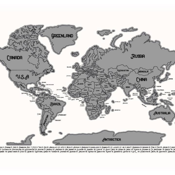 Track Your Adventures - Wholesale Map - World Scratch Off Map4