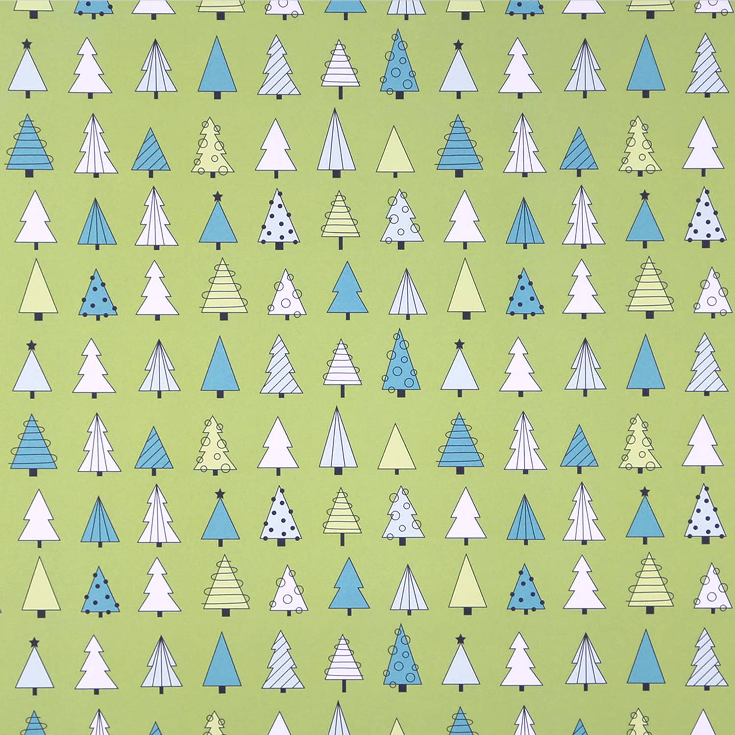 Kunst an Papier - Wholesale Flat Wrap - Christmas Albert Christmas Tree Wrapping Paper1