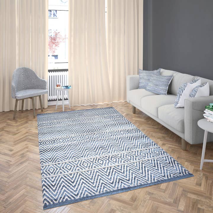 Fabstyles - Wholesale Area Rug - Herringbone Flatweave Rug1