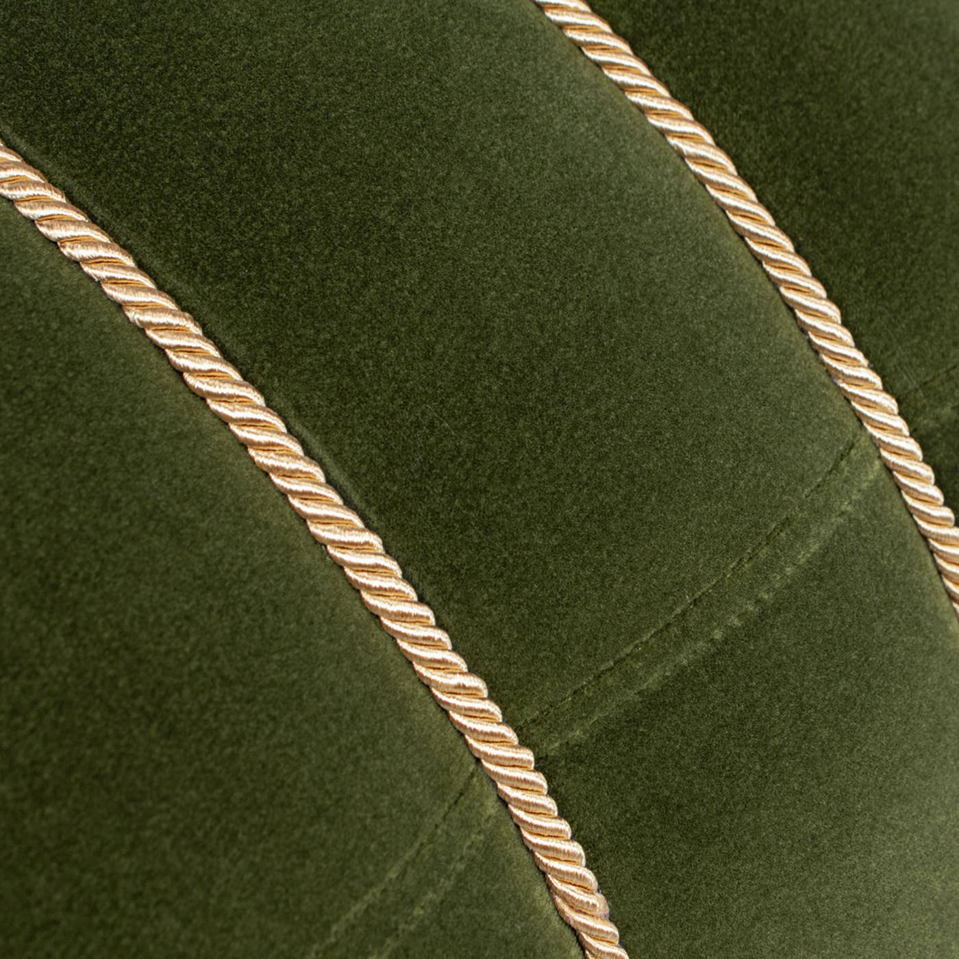 Jennifer Taylor Home - Wholesale Ottoman - Edward 17.5" Round Upholstered Ottoman with Fringe Velvet3