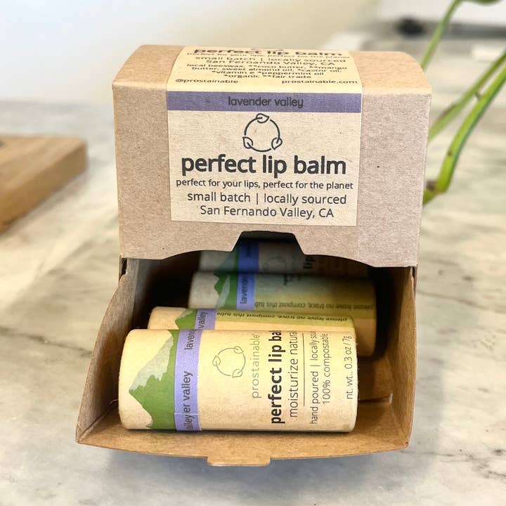 prostainable ® - Wholesale Lip Balm Set - perfect lip balms display box - Lavender Valley0
