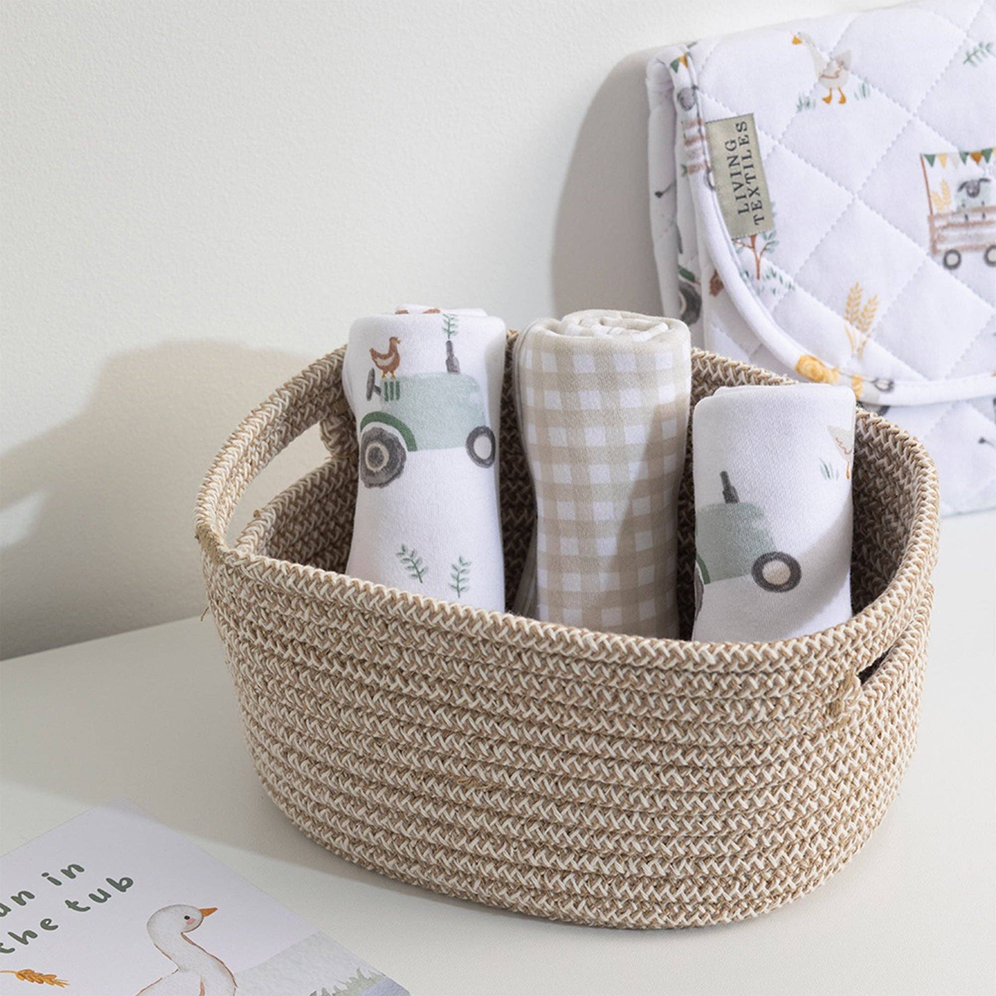 Living Textiles - Wholesale Changing mat/pad – Baby - Foldable Waterproof Travel Change Mat - Tractor Ride2