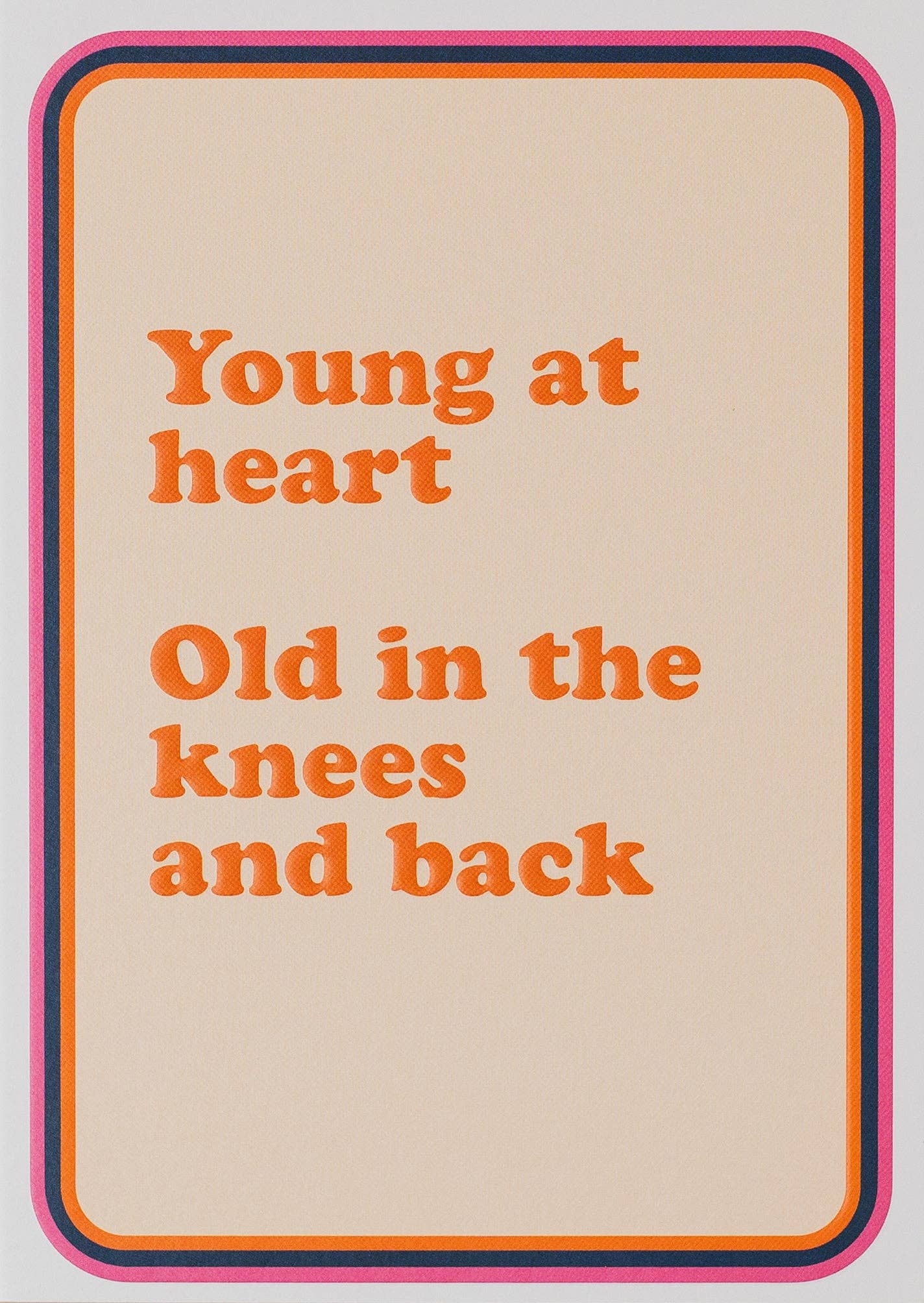 Cath Tate Cards – wholesale Birthday card – YOUNG AT HEART1