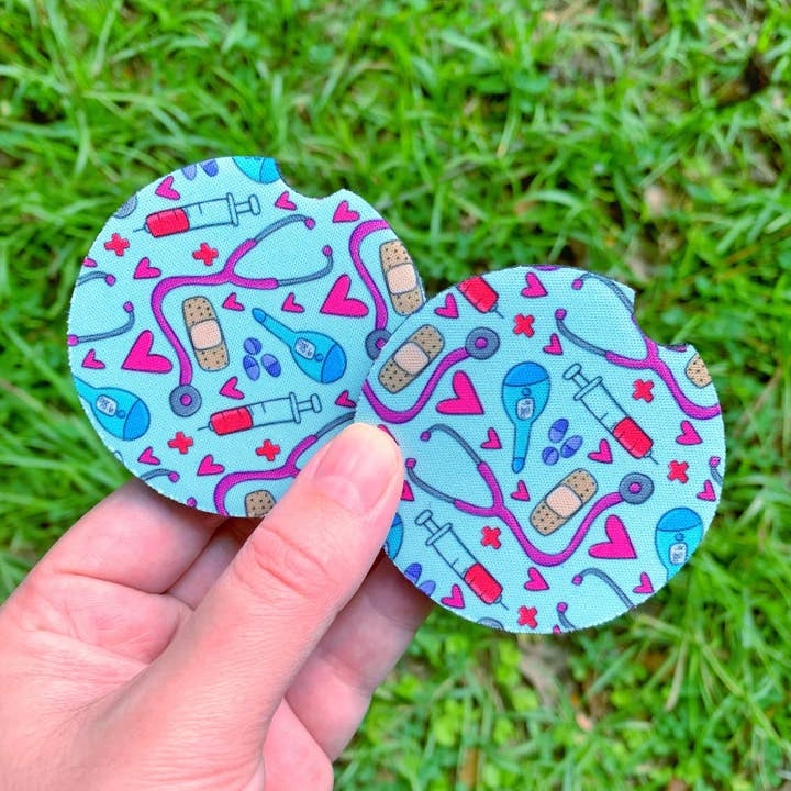 Painted Skies - Wholesale Car Coaster - Women's - Nurse Healthcare Medical Car Coasters