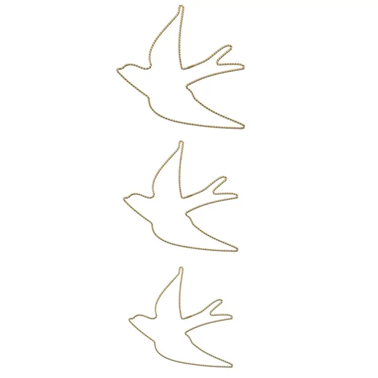 Collection Maroc – Großhandel 3D-Wandkunst – Wanddekoration Schwalbe Messingdraht S3