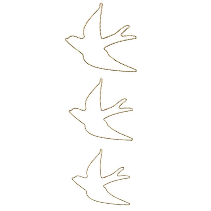 Collection Maroc – Großhandel 3D-Wandkunst – Wanddekoration Schwalbe Messingdraht S3