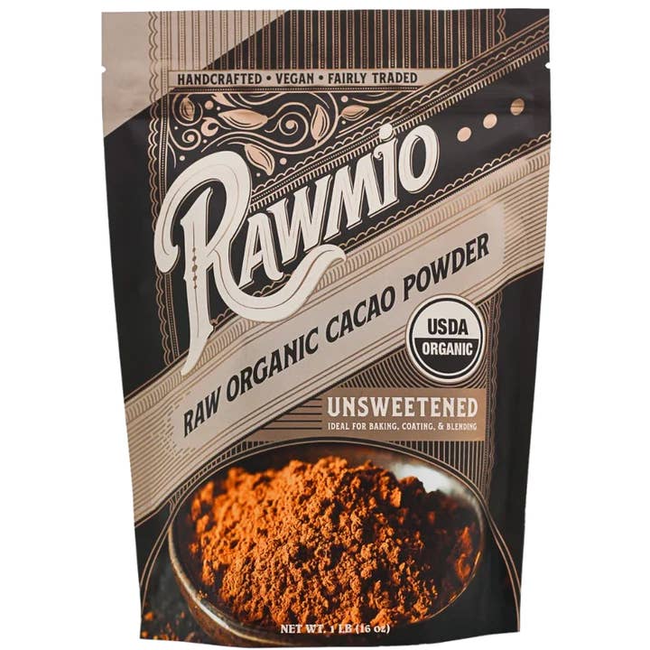 Raw Organic Cacao Powder - 16 oz for wholesale by Windy City Organics