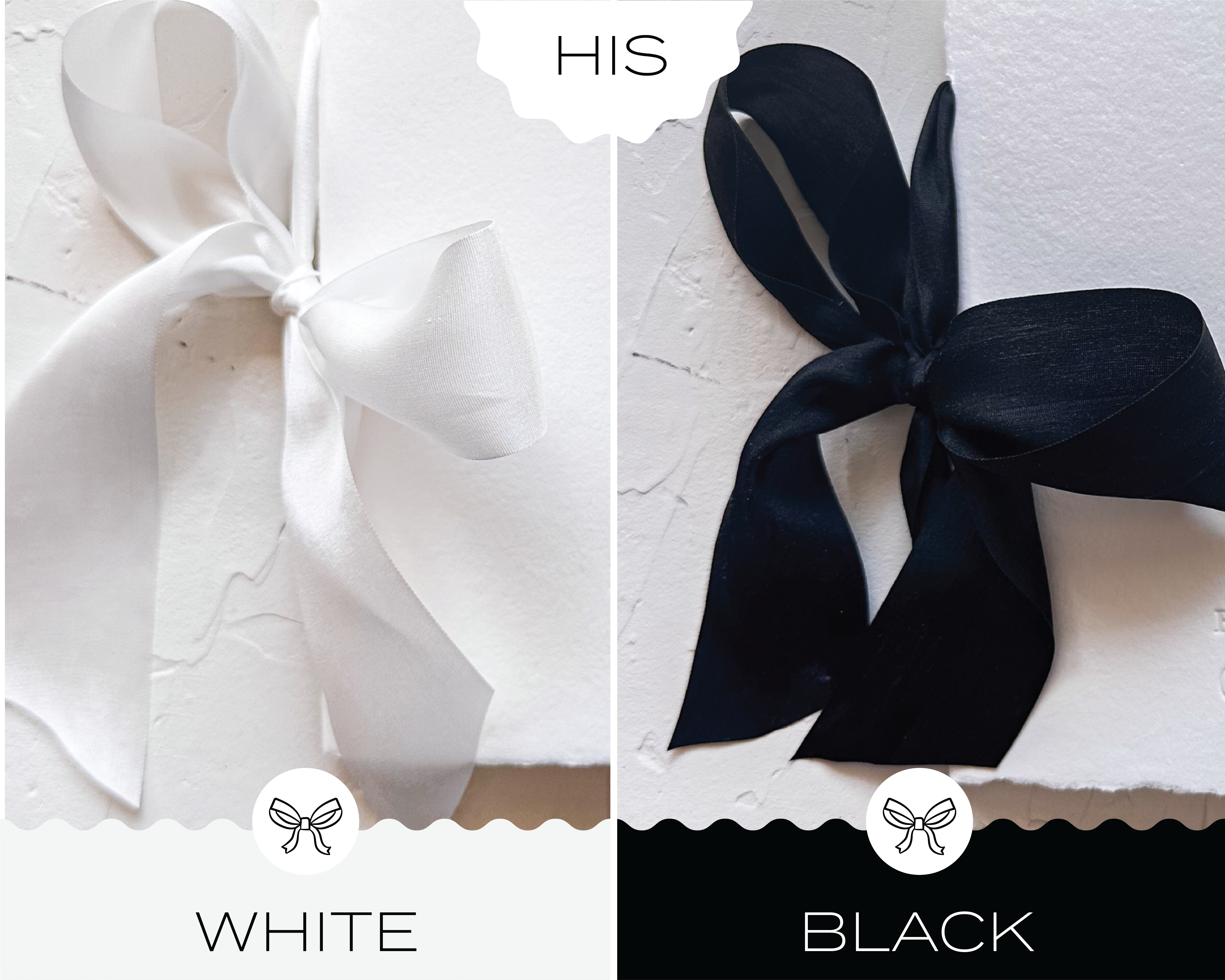 Knapp Design Co. - Wholesale Journal/Diary - HIS Wedding Vow Booklet - White handmade paper w/silk ribbon2