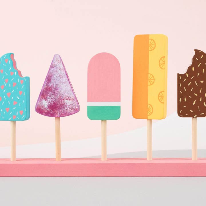 Firebird - Wholesale Wood Toy - Kids - Wooden Ice Lollys7