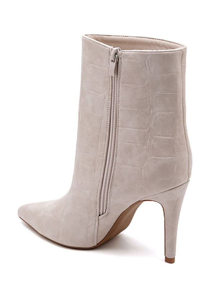 No Doubt Shoes – wholesale Booties – Women's – WOMEN'S CROC HEELED ANKLE BOOTS9