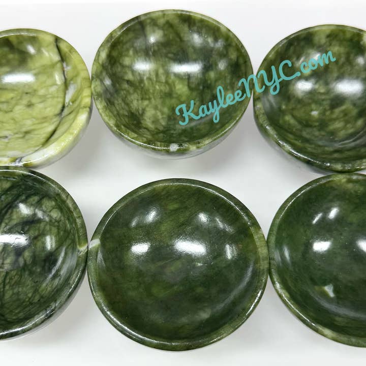 KayleeNYC - Wholesale Spiritual Stone/Crystal - Natural Nephrite Jade Bowls Crystal Healing Energy2