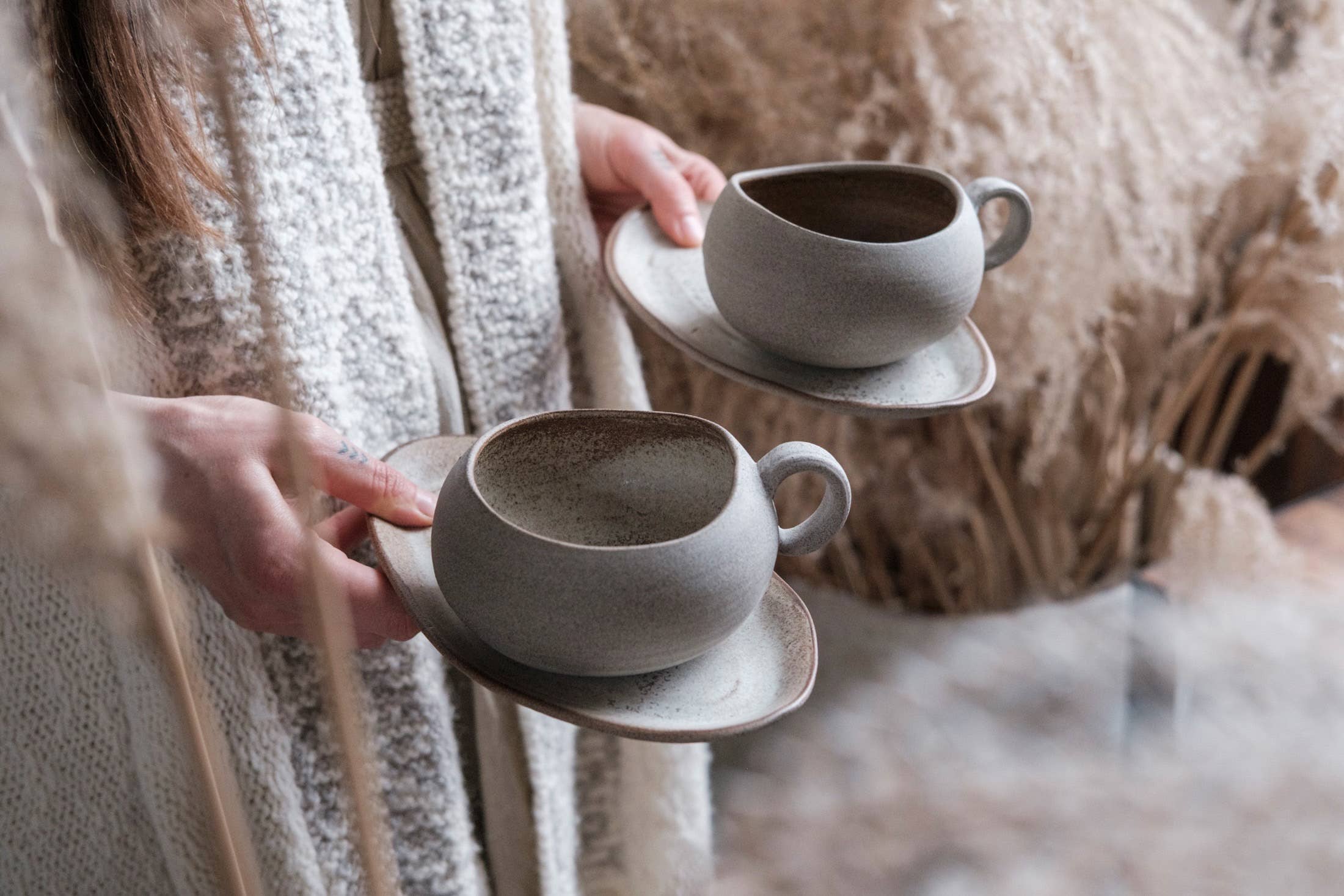 LAIMA CERAMICS (SIA Radosa Apvieniba Spares) - Wholesale Coffee Mug - Stone Collection HOME mugs — wheel thrown organic stoneware