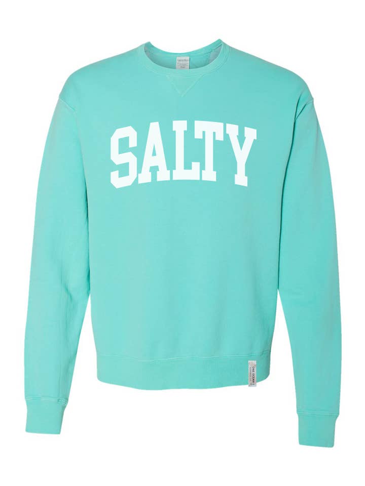 One Ocean Apparel Co.. - Wholesale Graphic Sweatshirt - Unisex - SALTY Crewneck - CUSTOM COLORS6