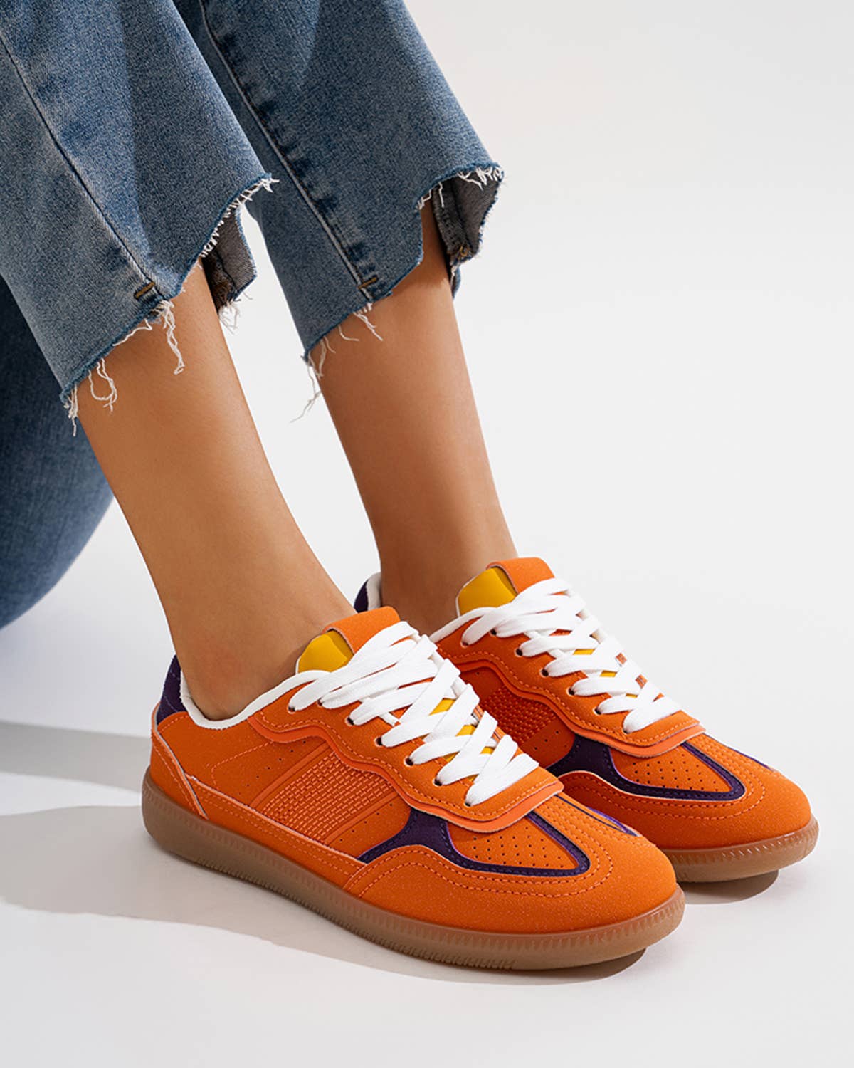 CEREZA – wholesale Vardagssneakers - Dam – Damsneakers i retrostil med kontrastfärger för vardagsbruk13