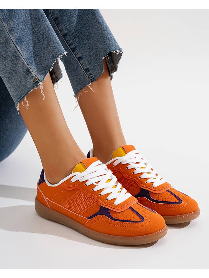 CEREZA – wholesale Vardagssneakers - Dam – Damsneakers i retrostil med kontrastfärger för vardagsbruk13