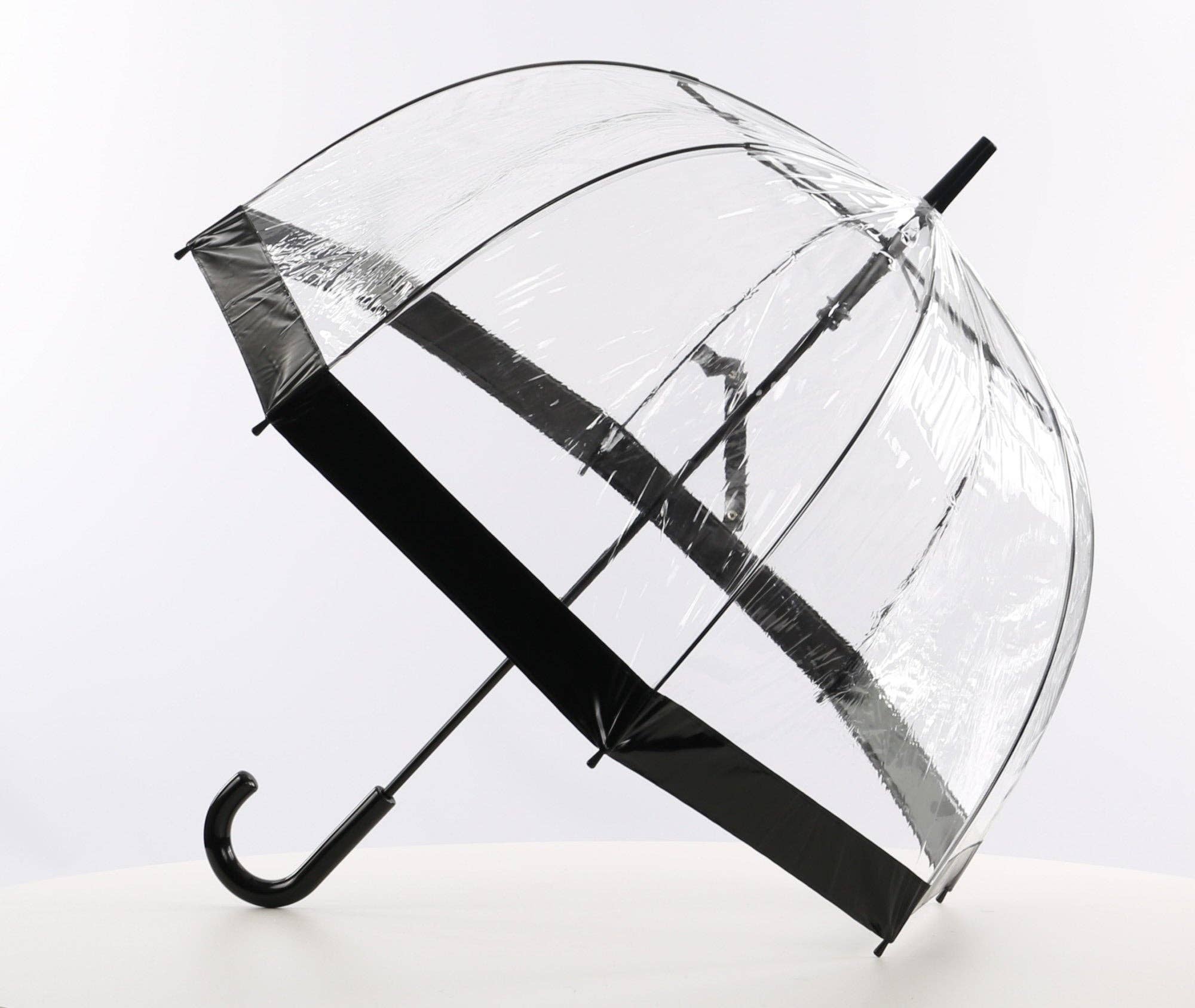 Soake - Wholesale Umbrella - Unisex - Everyday Clear Vinyl Dome Umbrella Black0