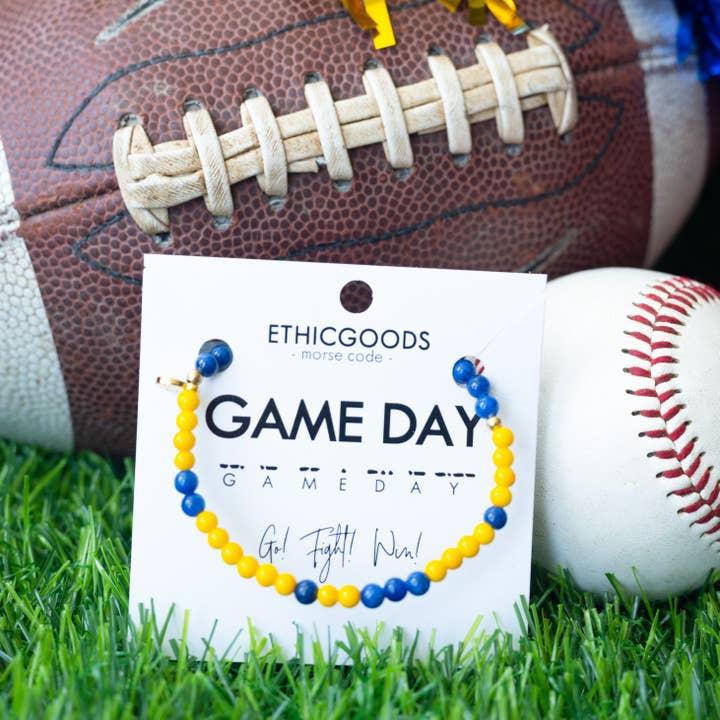 ETHICGOODS - Wholesale Beaded Bracelet - Morse Code Bracelet | GAME DAY20