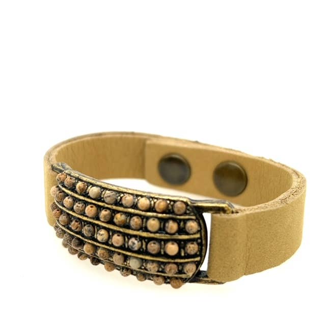 Rebel Designs Accessories - Wholesale Bangle Bracelet - Rectangle Leather Bracelet5