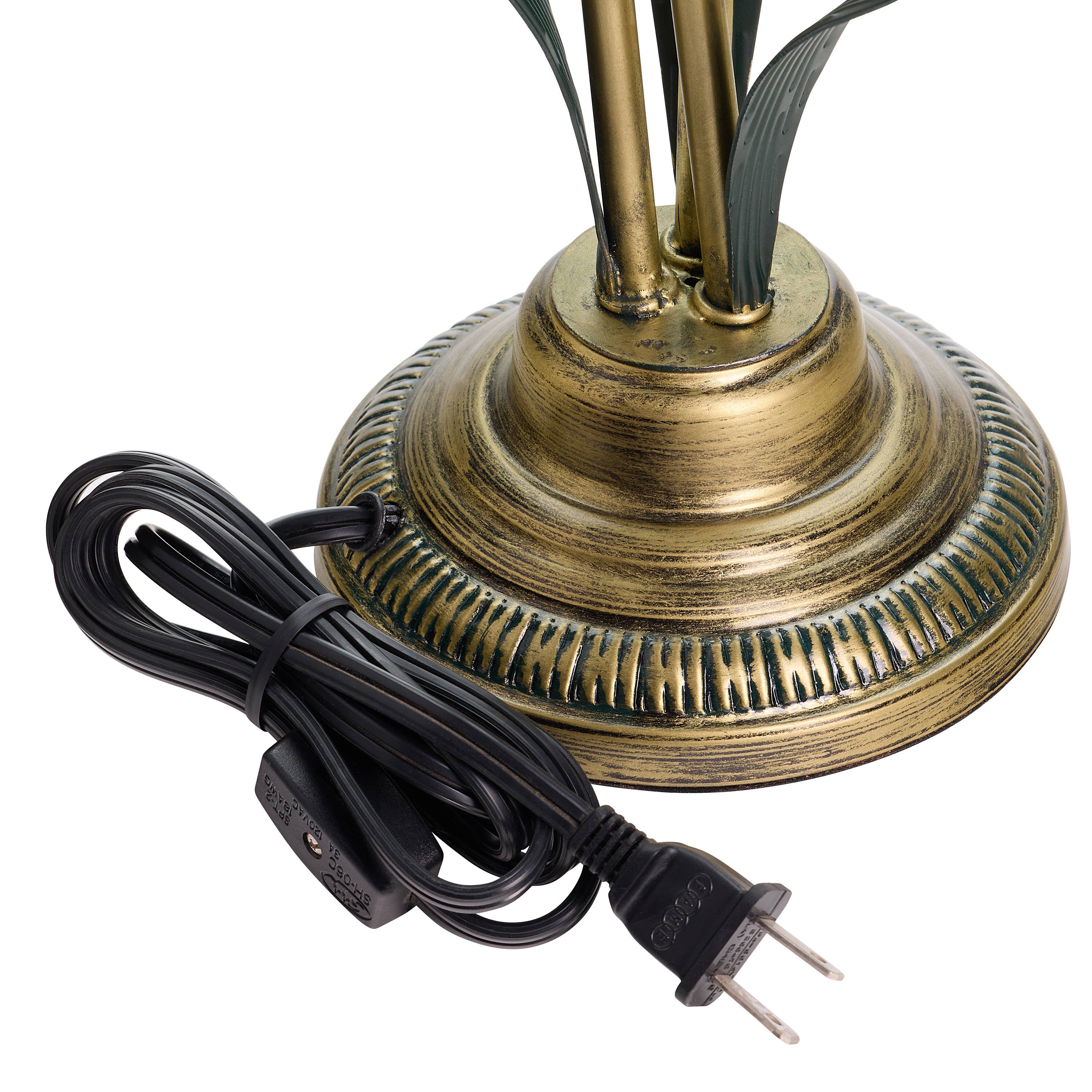 River of Goods - Wholesale Accent/Desk Lamp - 23.5"H Fuchsia 3 Shade Handblown Glass Calla Lily Table Lamp12