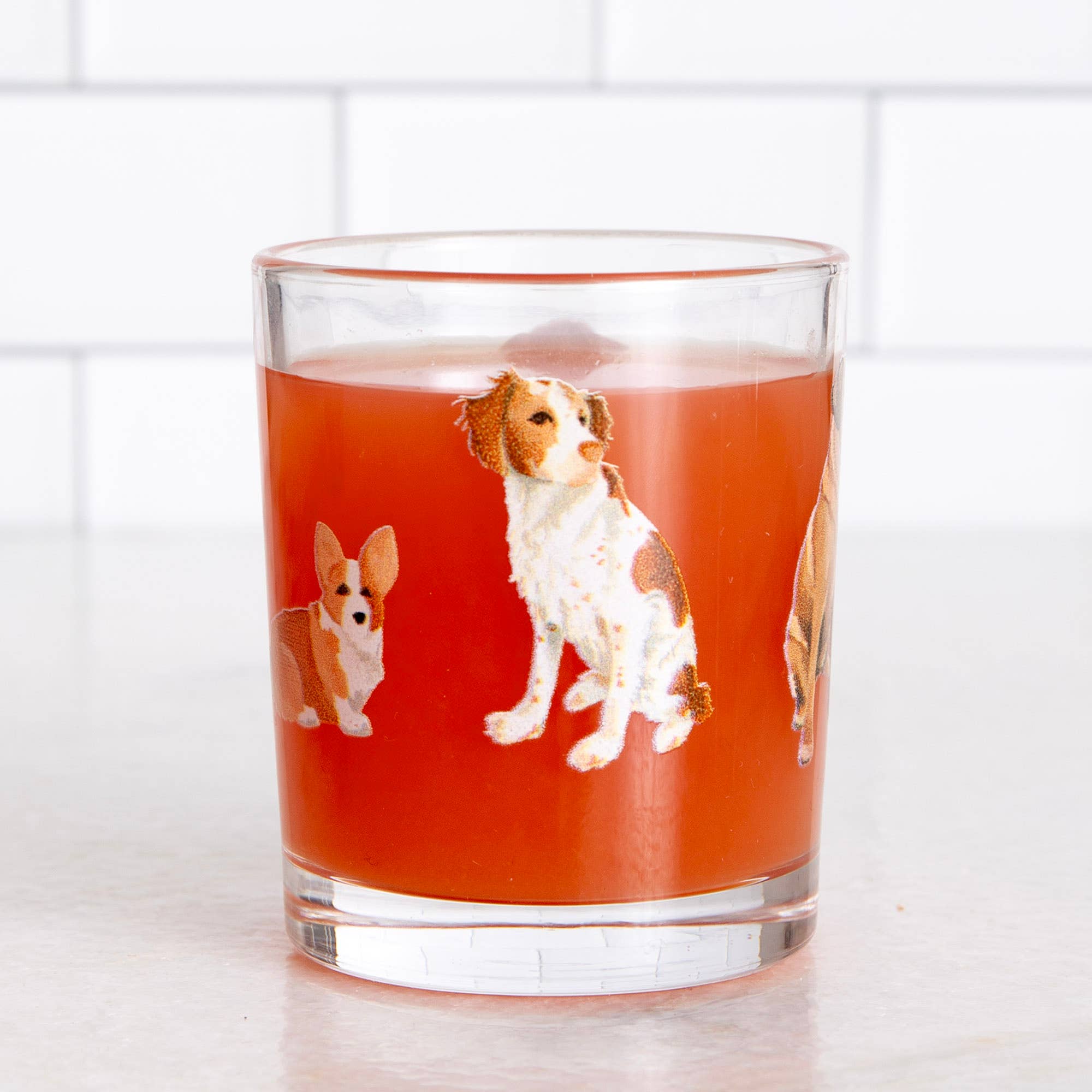 1canoe2 | One Canoe Two Paper Co. - Wholesale Drinking Glass/Cup - Furry Friends Dogs Short Juice Glass Set3