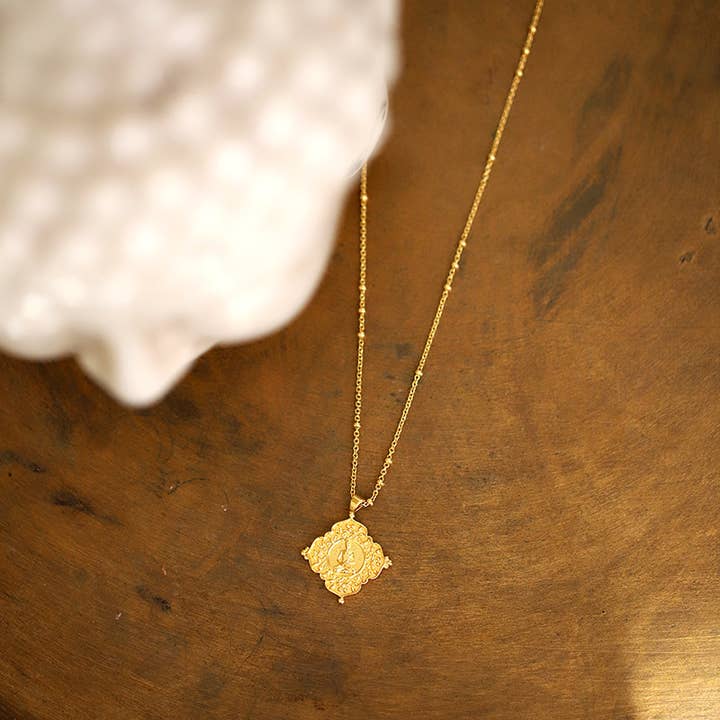 Colar com Pingente de Buda por atacado de MOONSOON